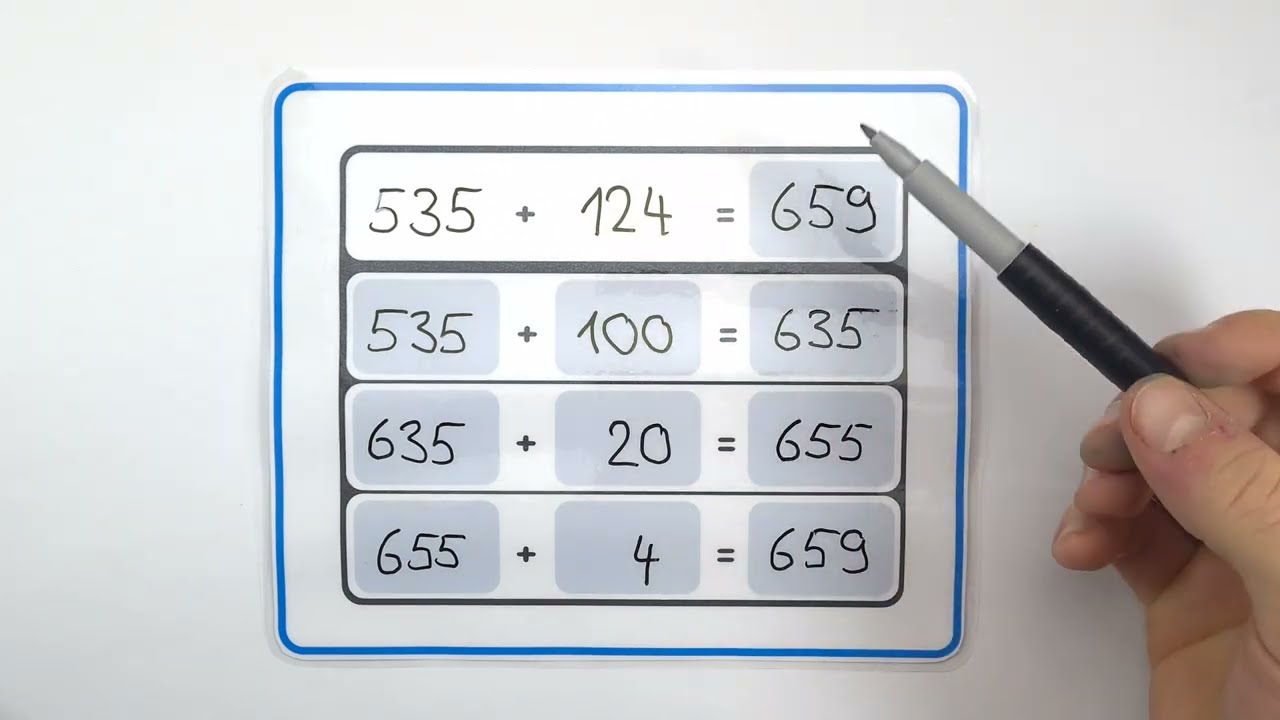 Halbschriftliche Addition