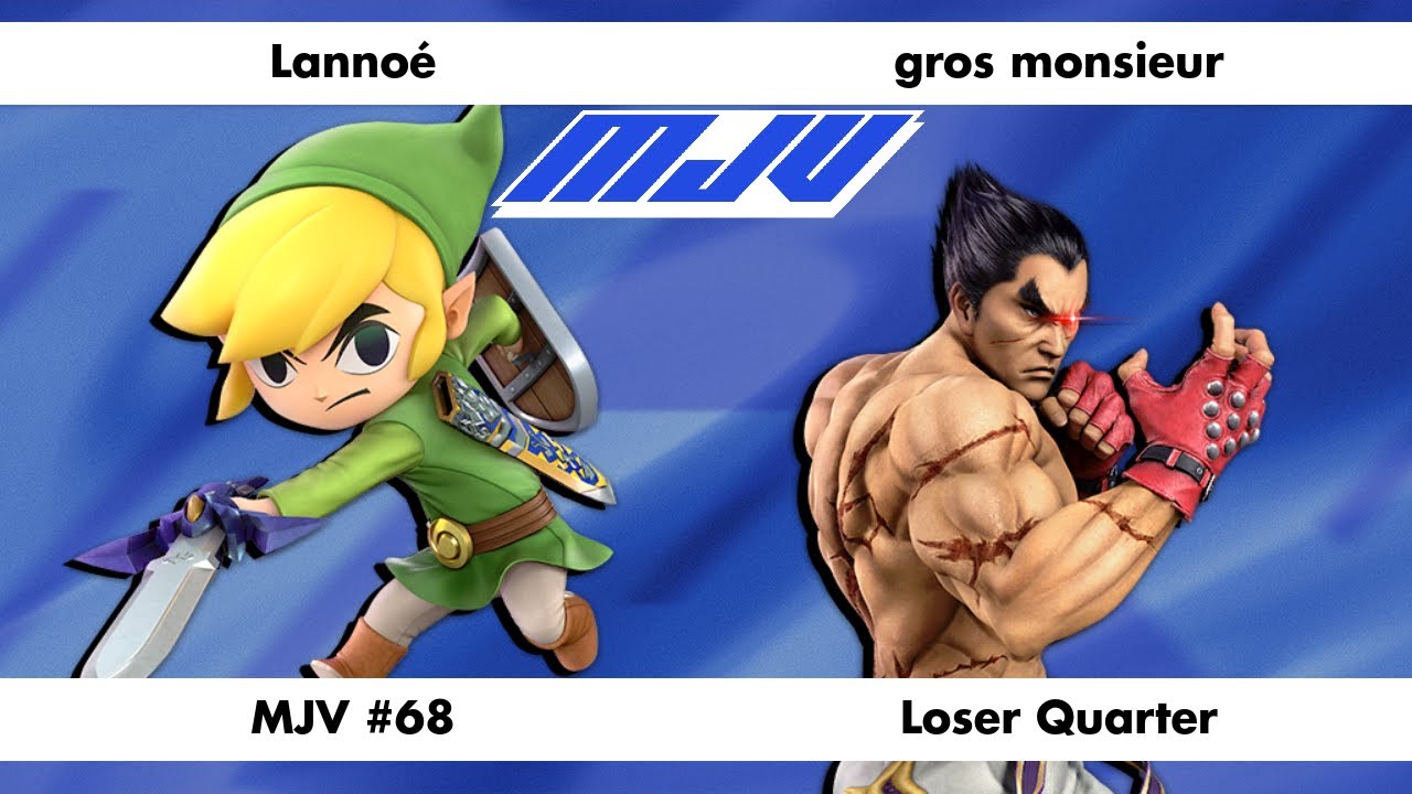 MJV #68 - Lannoé (Toon Link) Vs. gros monsieur (Kazuya) - Loser Quarter