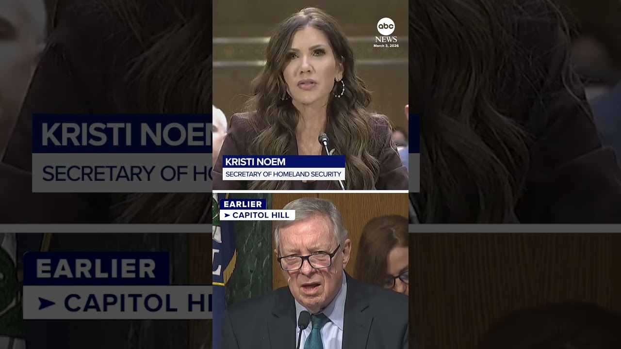 Noem grilled by Durbin during Senate hearing