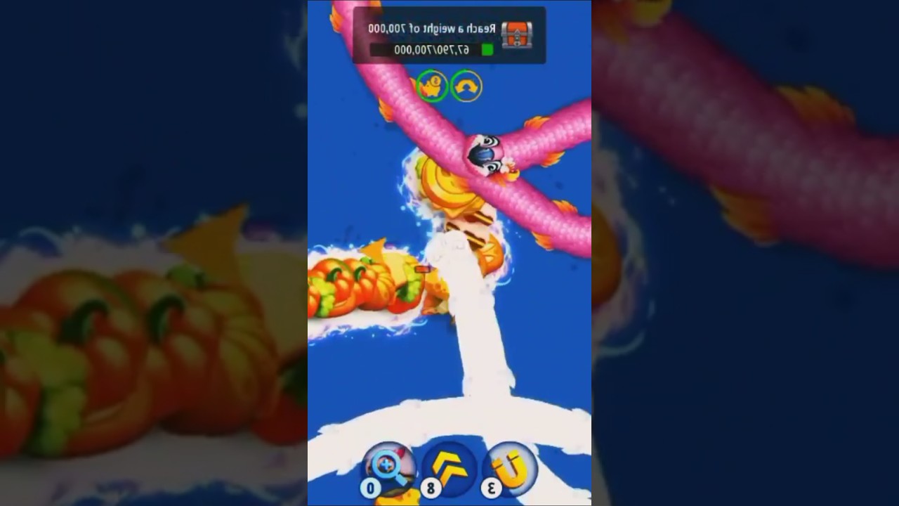 Worms zone io worms zone magic game play snake game saamp wala game...