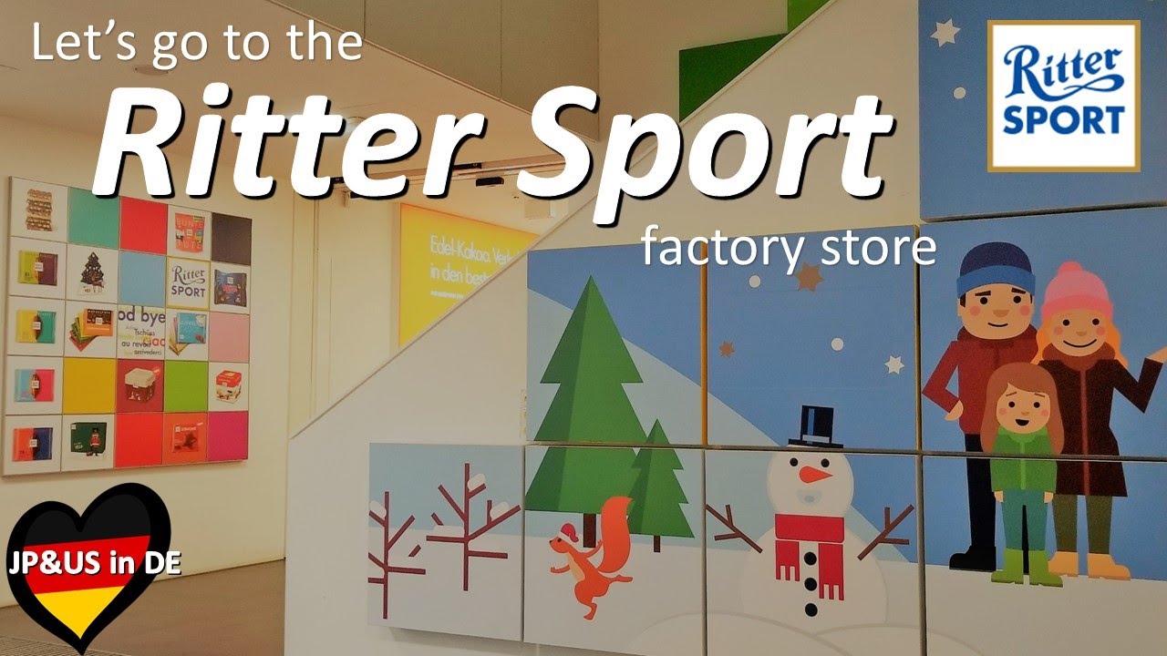 【Ritter SPORT】🇩🇪Let's go the Ritter SPORT factory store! / Germany's No.1 Chocolate