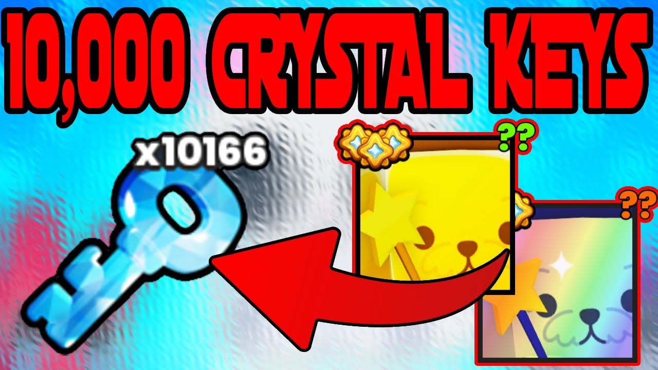 OPENING 10,000 CRYSTAL KEYS IN Pet Simulator 99
