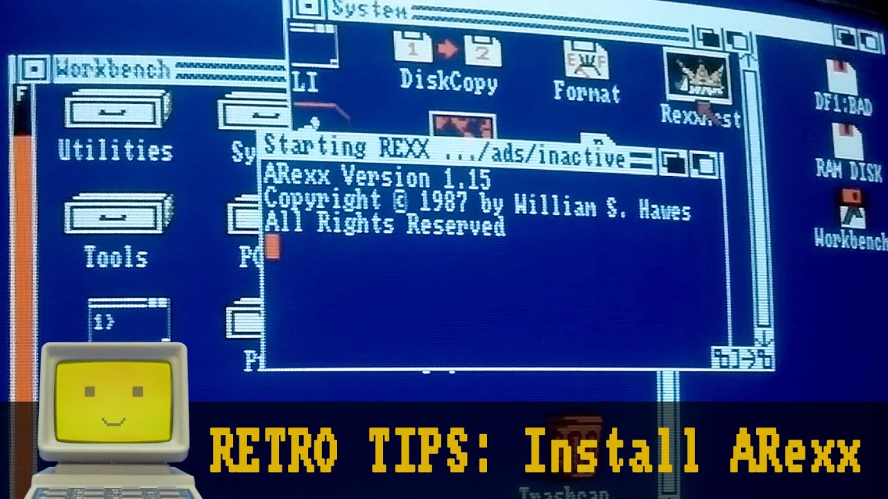 Install ARexx on your Amiga Workbench 1.3 [Retro Tips]