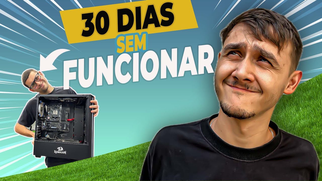 Ele ficou 30 dias sem usar o PC GAMER e olha o que aconteceu