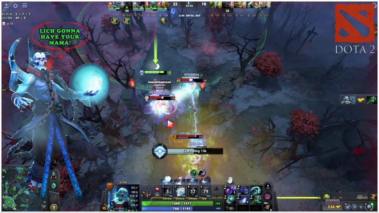 DOTA 2 - LICH GAMING MUNA! TRY KO LANG KUNG MARUNONG PA AKO MAG DOTA!