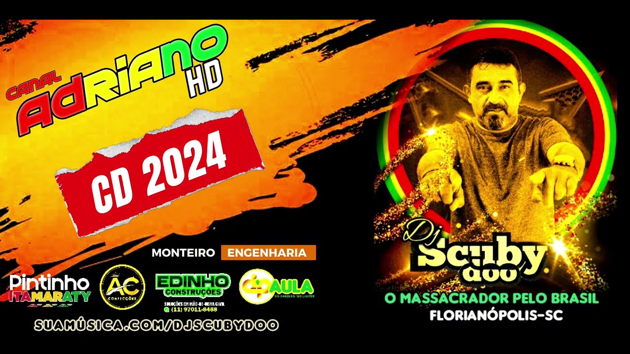 AO VIVO - NOVO CD 💿 DO MASSACRADOR - DJ SCUBYDOO - 2024 - REGGAE / QUALIDADE TOTAL