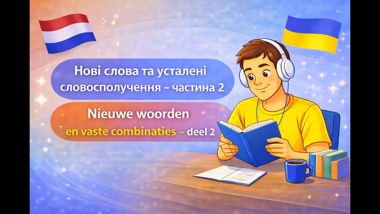 Нові слова та усталені словосполучення—частина 2. A2-B1 Nieuwe woorden en vaste combinaties - deel 2