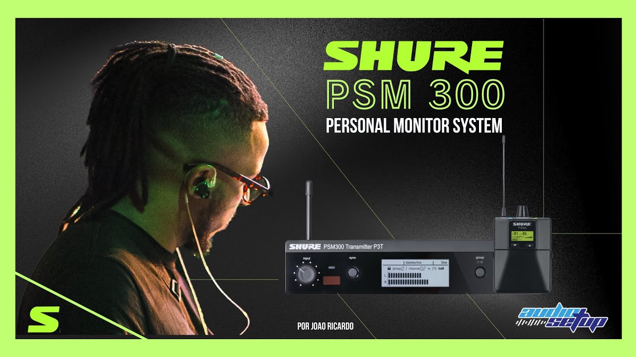 SHURE psm300, unboxing, review e análise completa.