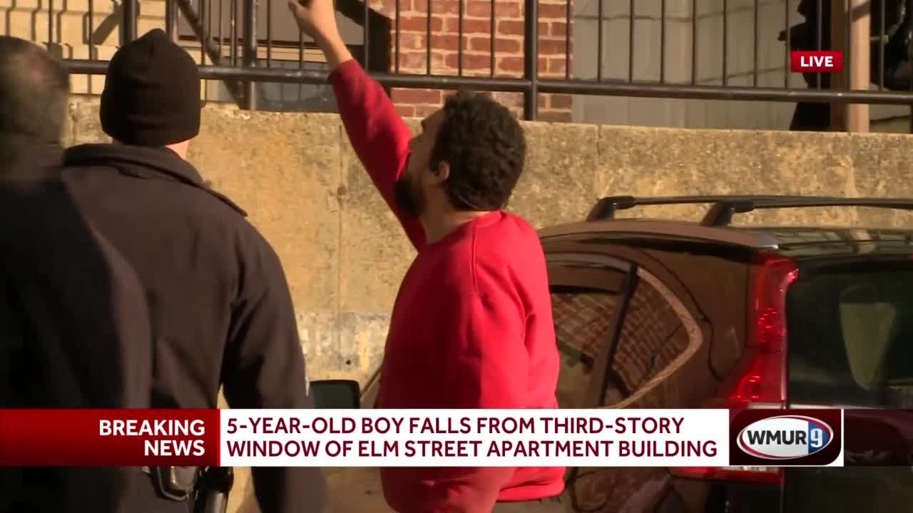 5-year-old boy falls from third-story window