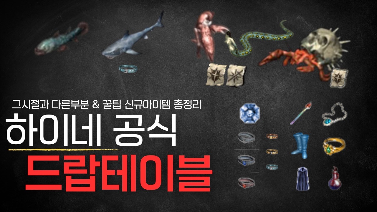 리니지클래식 하이네 업데이트 공식정보 총정리~!