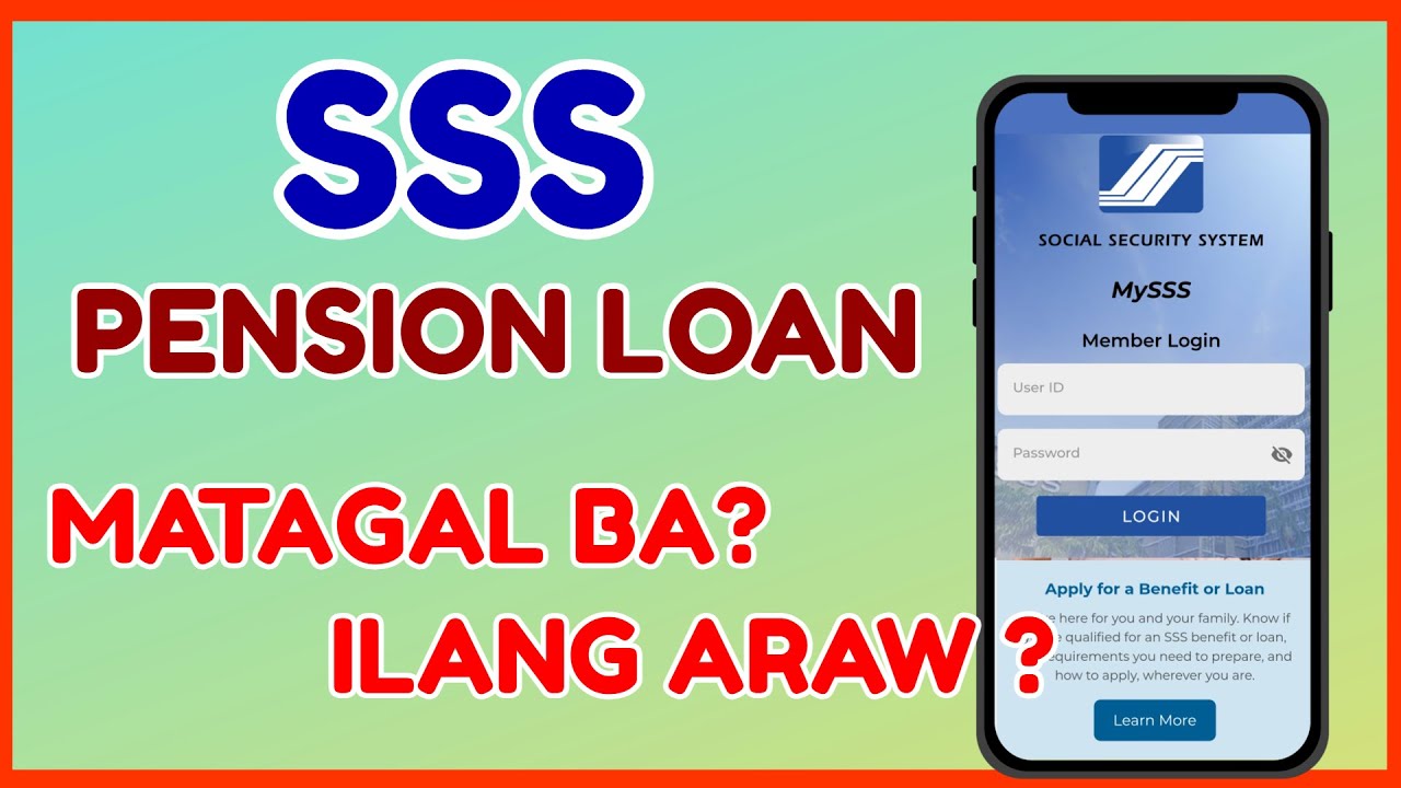 Ilang Araw ang SSS Pension Loan Matagal Ba? How many Days for SSS Loan Pension Claim Online?