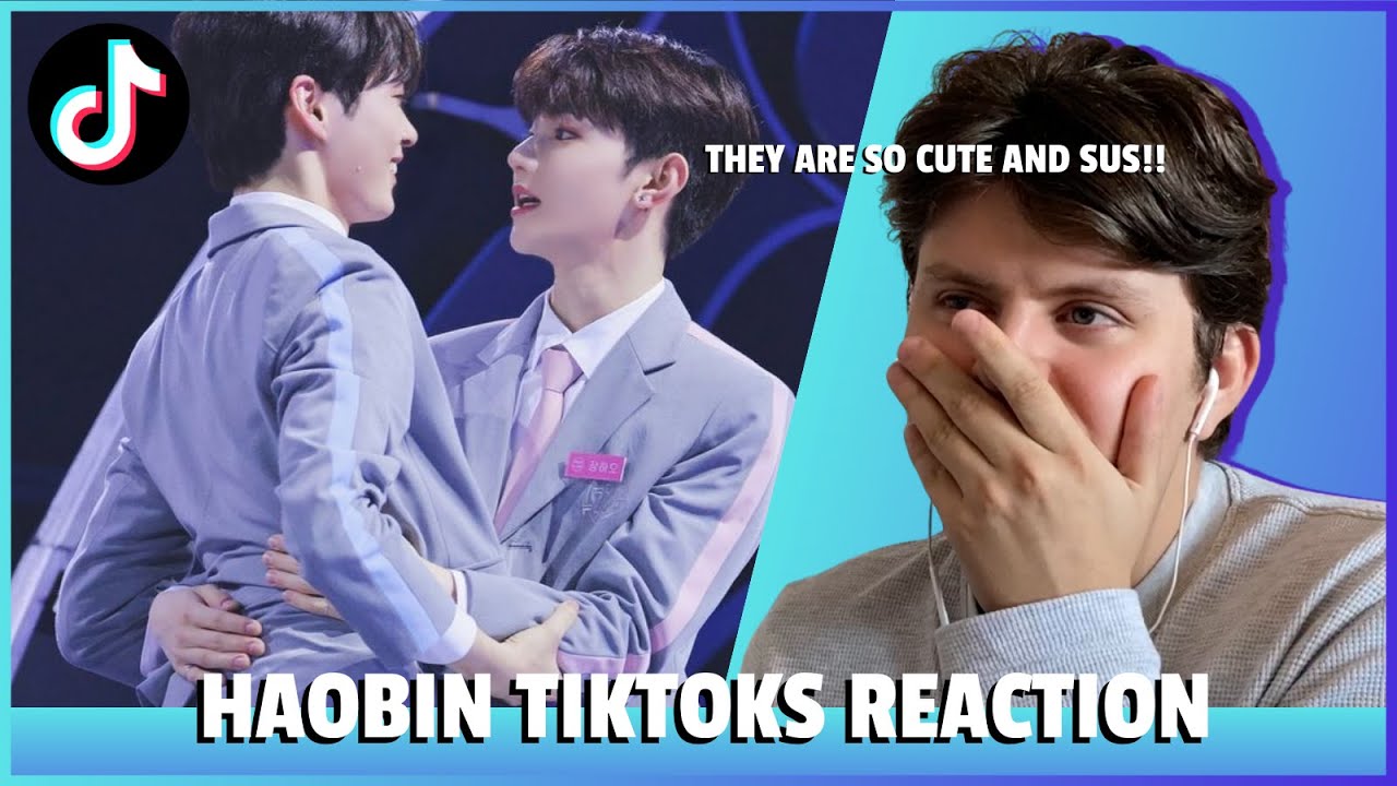 Реакция на SUS & CUTE HAOBIN TikToks! (Чжанхао и Ханбинь Zerobaseone ZB1)