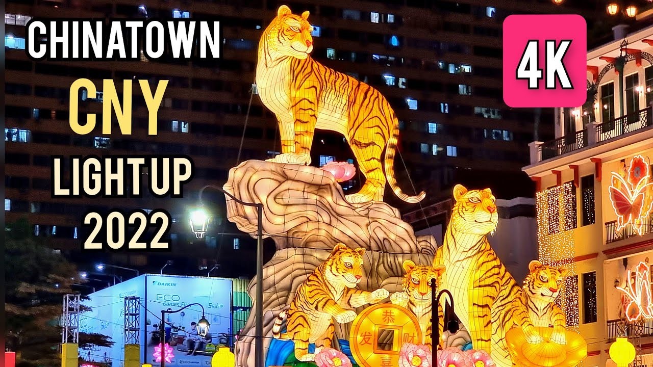 Chinatown Chinese New Year Celebration 2022 Official Street Light-Up | 2022 年牛车水农历新年庆祝活动