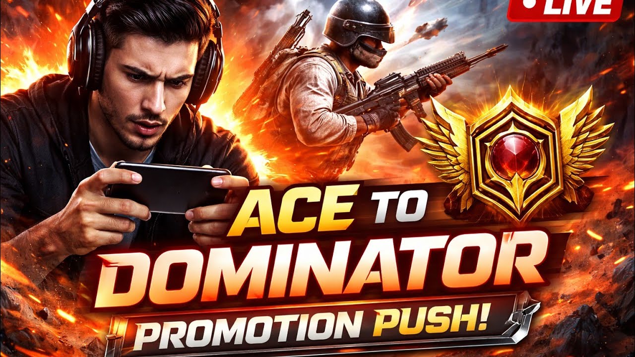 !Ace to Dominator Promotion Push 🔥 Season Series stream