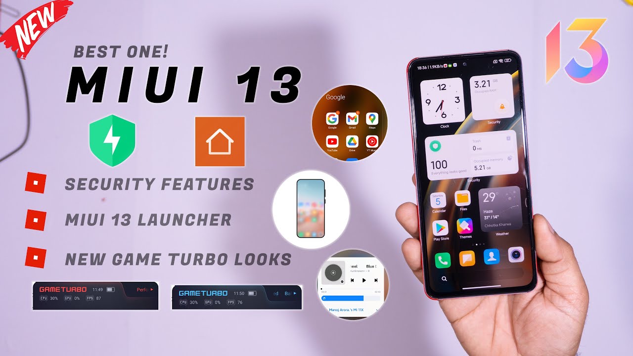 MIUI 13 New System App Update : New game turbo, Security, MIUI 13 launcher Effect and more 🔥 🔥