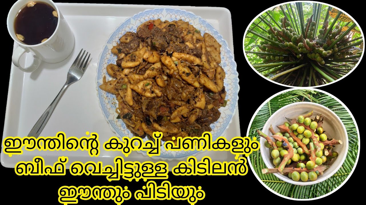 ഈന്ത് പിടി | Malabar Traditional Eenth Pidi Recipe | How to make Cycas Powder dish