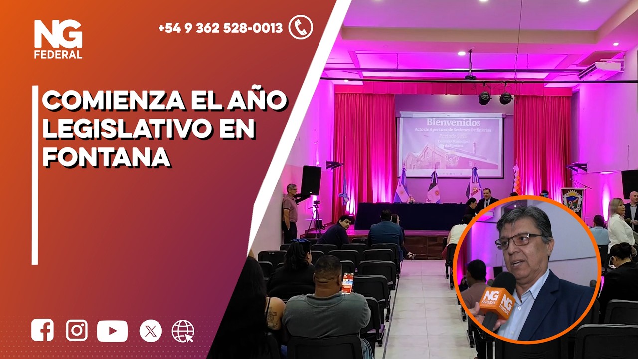 NGFEDERAL - COMIENZA EL AÑO LEGISLATIVO EN FONTANA - CHACO