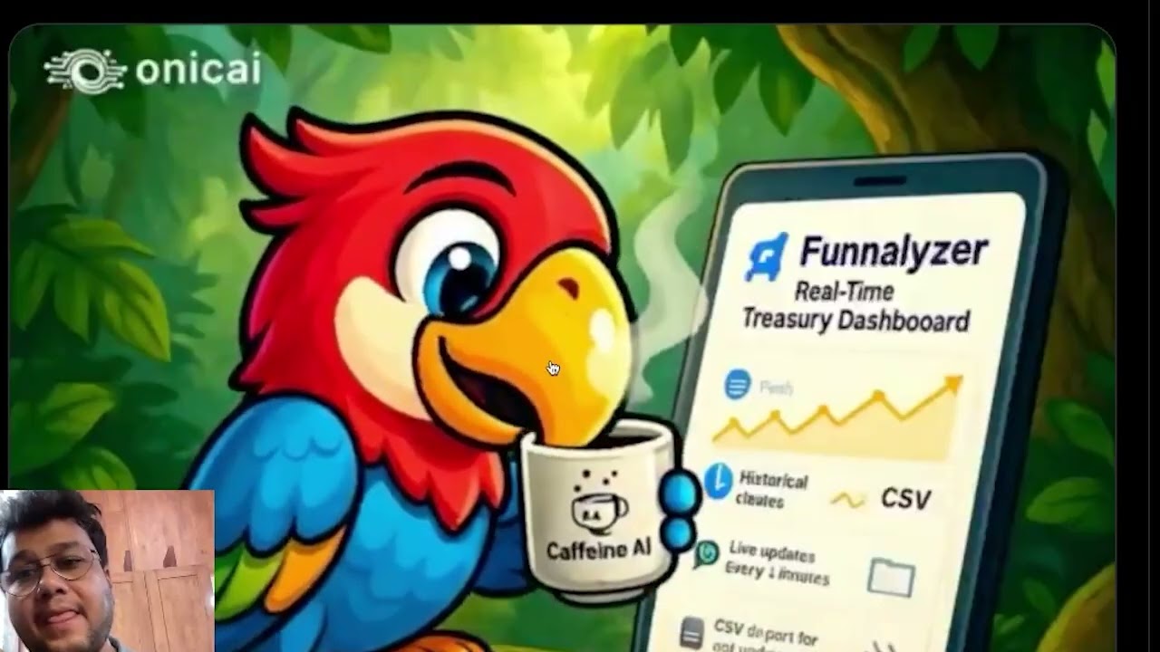 funnAI DFINITY grant Milestone 2 Community engagement, Caffeine AI campaign