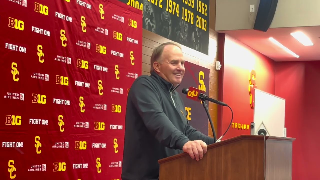USC’s Defensive Coordinator Gary Patterson media availability (2/20/2026)