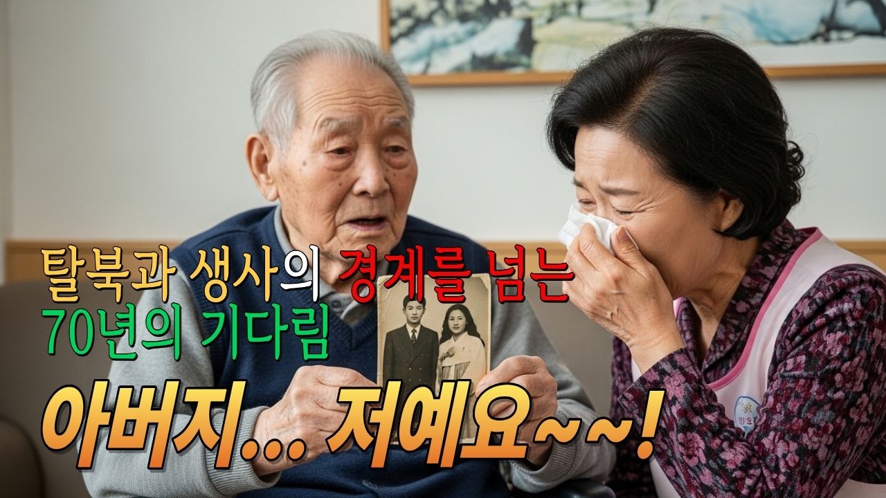 목숨건 탈북 끝에 도학한 남한, 70년만의 아버지와의 재회.