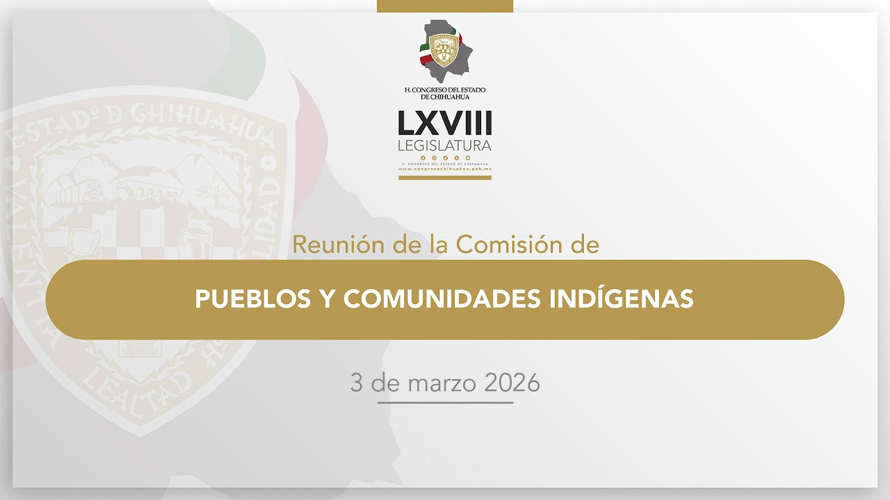 Reunión Comisión de Pueblos y Comunidades Indígenas - 3 de marzo 2026
