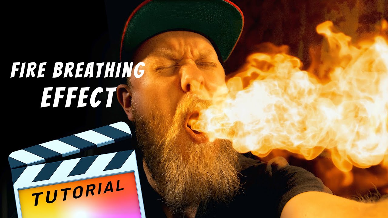 How to do the BREATHING FIRE EFFECT | FCPX VFX TUTORIAL
