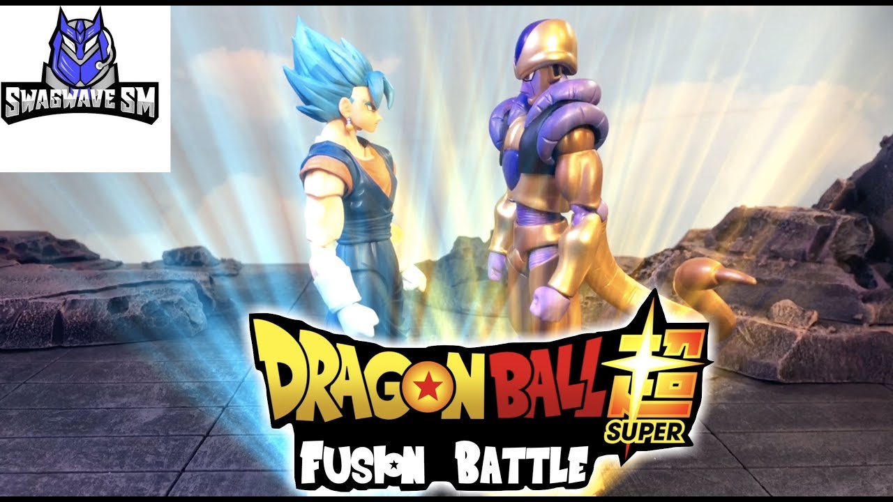 Dragonball Super Fusion Battle: GOLDEN CELLZA VS SSGSS VEGITO BLUE [Покадровая анимация]