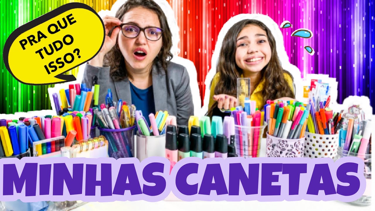 MINHA MÃE REAGINDO À MINHA COLEÇÃO DE CANETAS - ENTÃO ROBERTA? siga @dailyfamiliaporcides