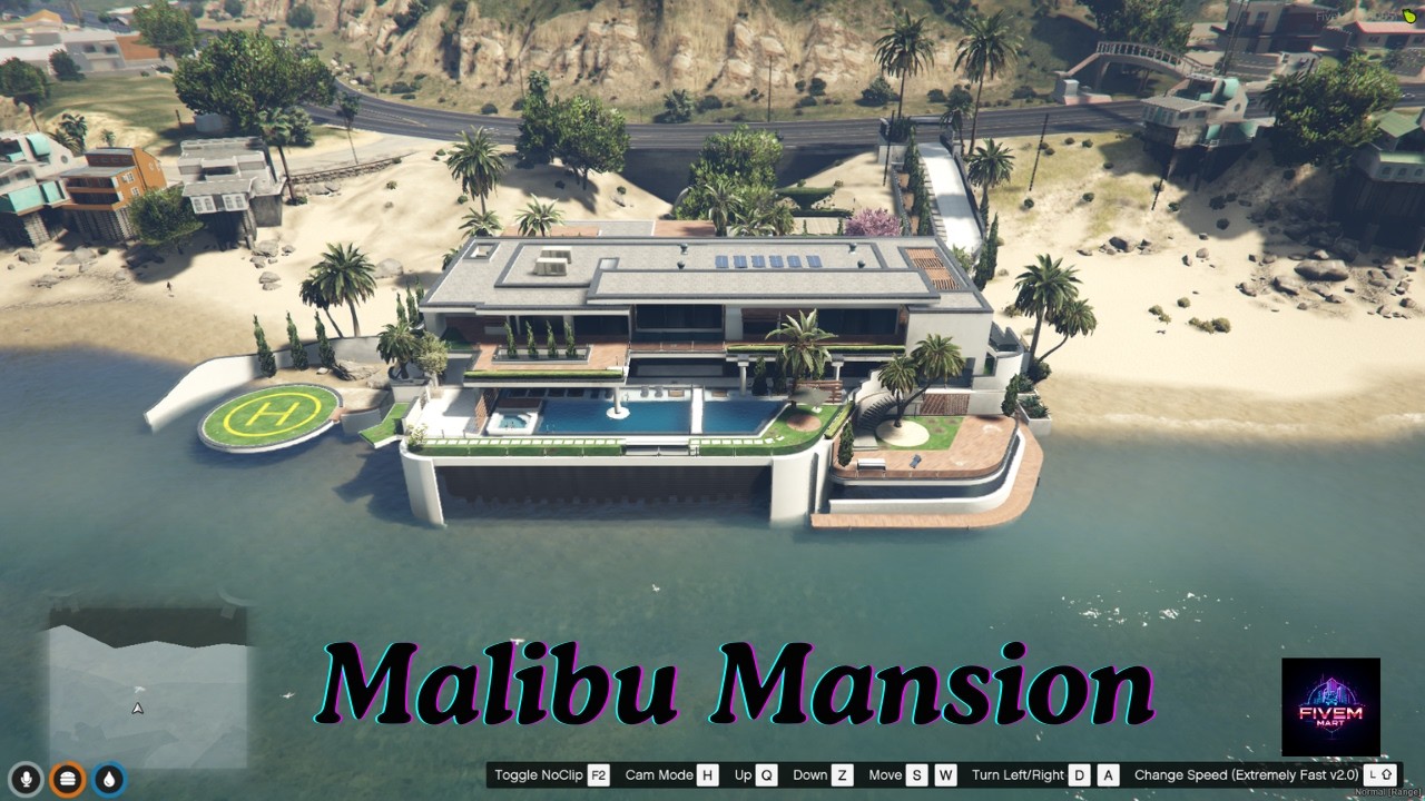 🔥 Malibu Mansion | Fivem Mart – Best FiveM Store | MLOs • Custom MLOs • Tebex