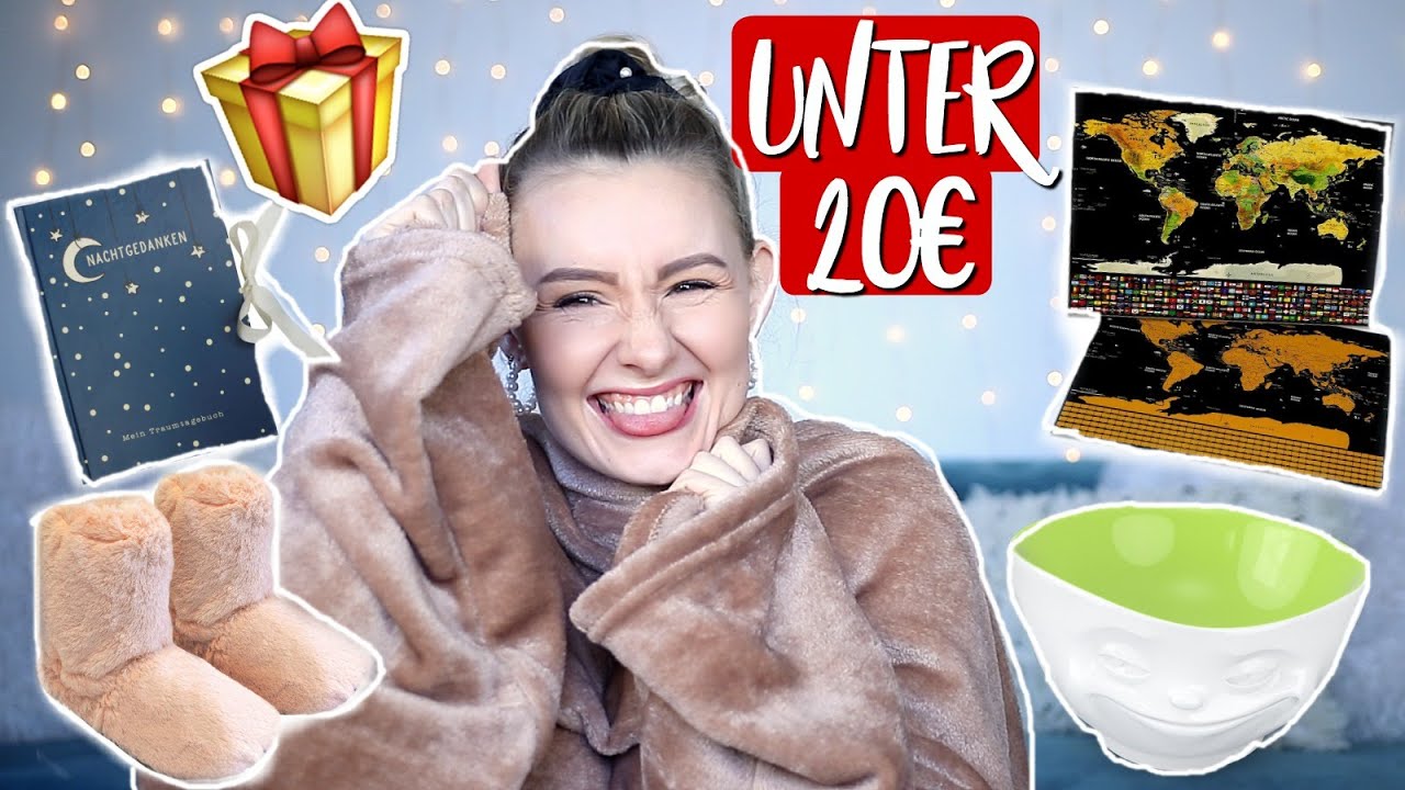 WOW! 😍Die besten GESCHENKIDEEN unter 20€! 🎁Für Eltern, Freunde & den Freund! 💰