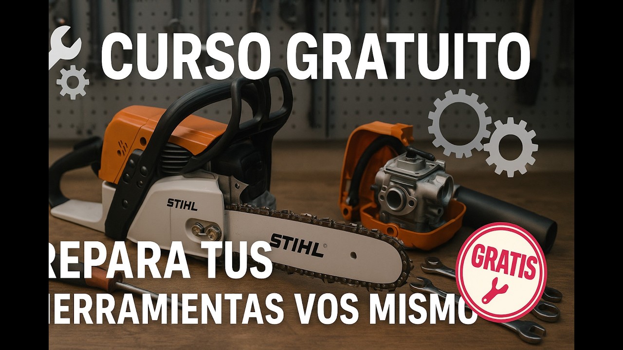 💫CURSO de REPARACIÓN de MAQUINARIAS de JARDINERÍA💫100% GRATIS!! Capitulo 21  #pasoapaso