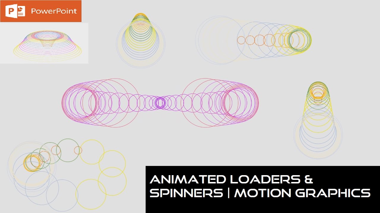 Amazing Circle Animation in PowerPoint 2016 Tutorial | Animated Loaders and Spinners