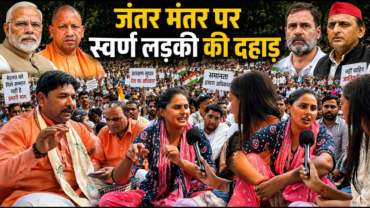 Reservation Hatao Andolan In Delhi / Reservation Reform / Rajput / Brahman