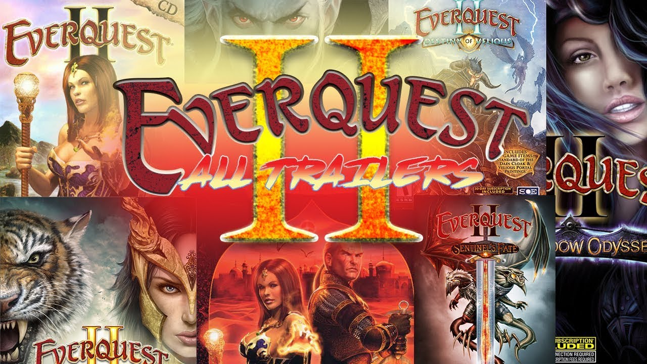 ALL Everquest 2 Trailers | FULL 360p