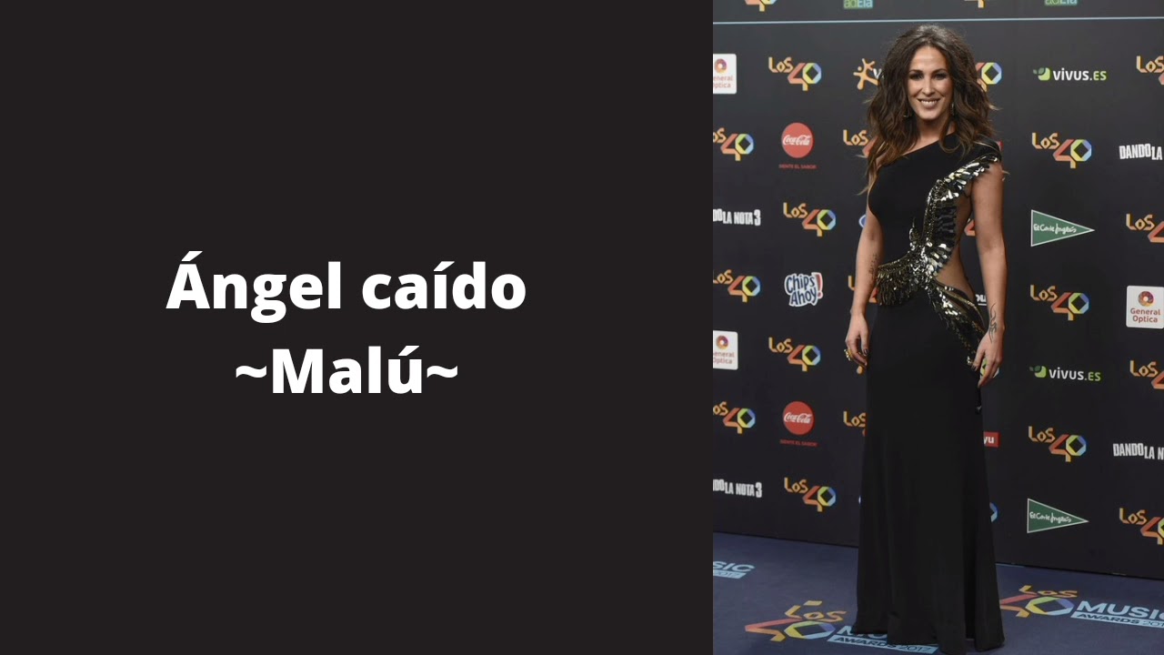 Ángel caído- Malú (letra)