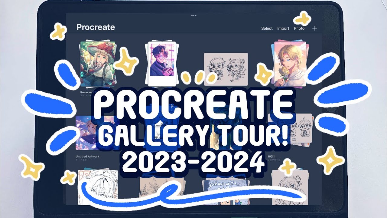 Procreate Gallery Tour 2023/2024✨