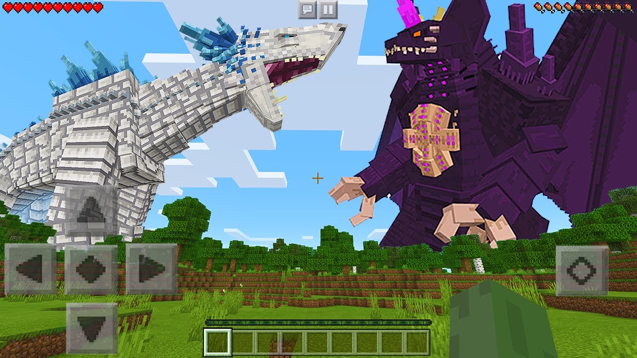 Я нашел SHIMO против SHIN DESTRUCTIONAH в Minecraft Pocket Edition...