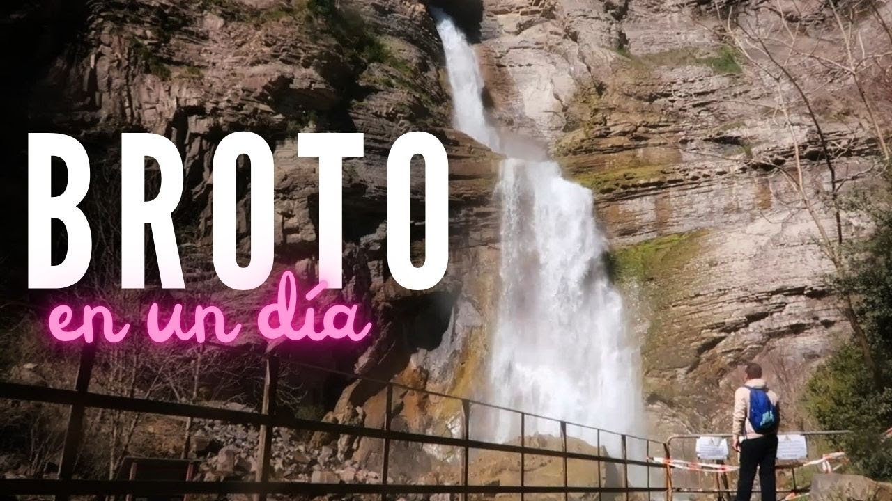 QUE VER en BROTO en 1 día 📌 CASCADA del SORROSAL 😍 VIAJAR en AUTOCARAVANA por PIRINEOS 🚍