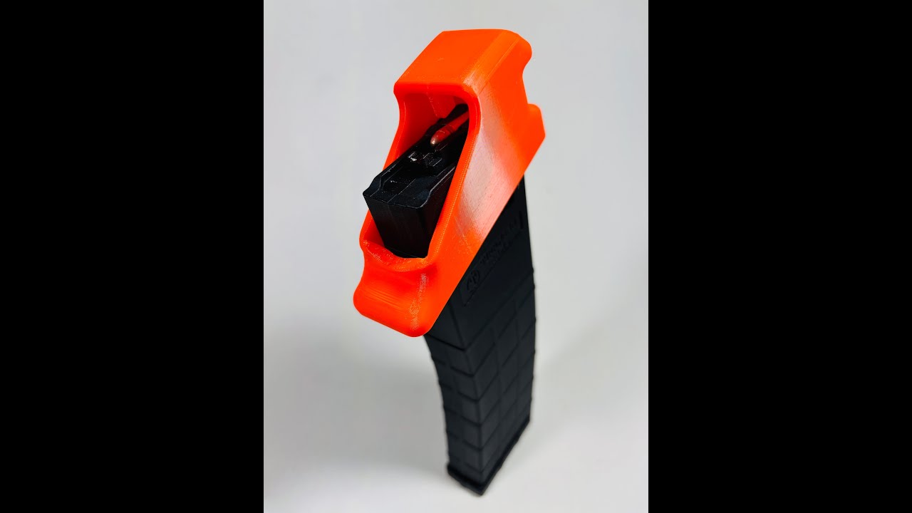 Tippmann Arms M4-22 Speedloader - 25 round .22LR mag loading - 2nd method