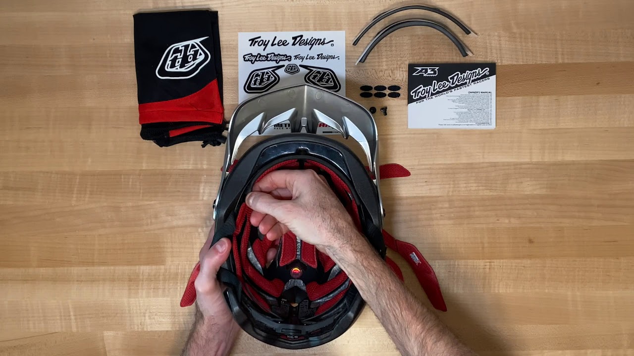Troy Lee Designs - TLD A3 MIPS Helmet - Comfort Liner Customisation