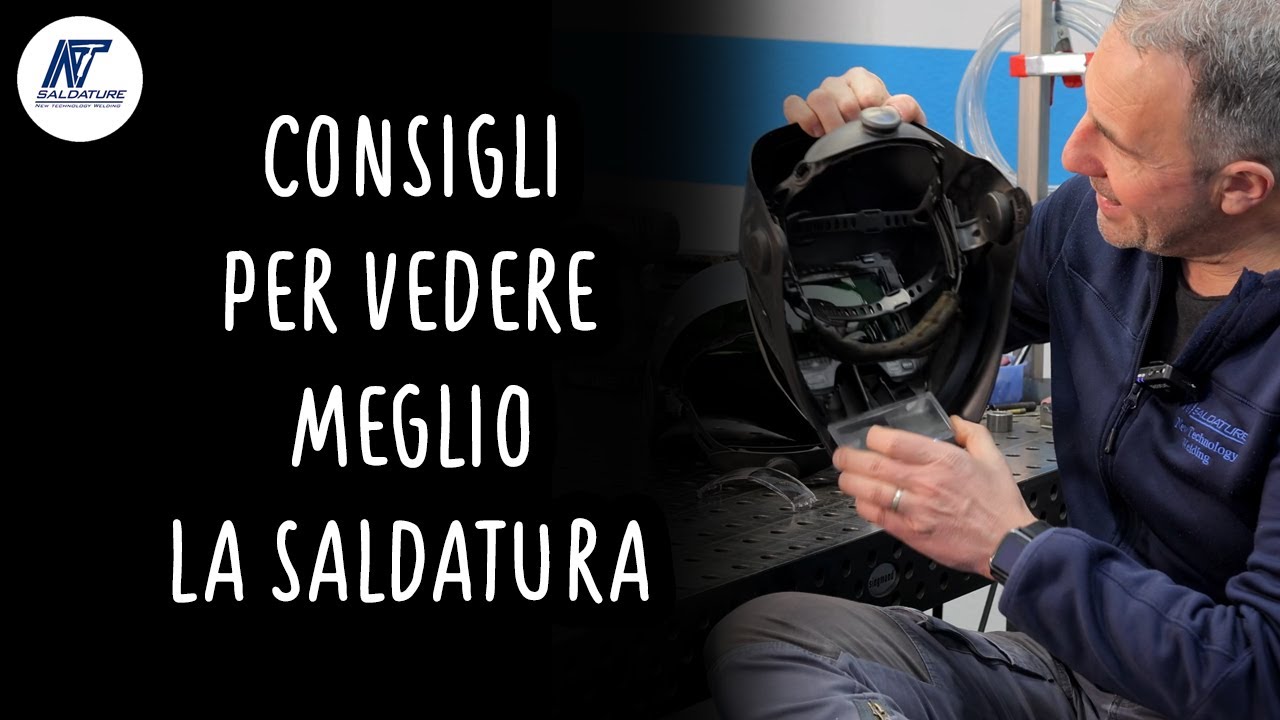 Come vede un SALDATORE attraverso la MASCHERA? Consigli per una visuale corretta per saldare meglio!