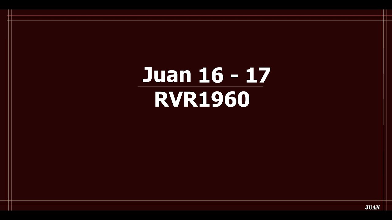 La Biblia hablada/ Juan 16 - 17