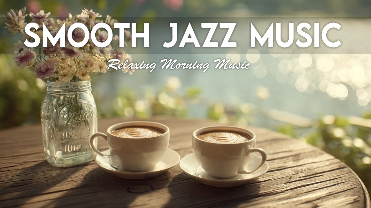 Smooth Jazz Music☕ Calm Morning Jazz & Cozy Café Ambience for Study & Work