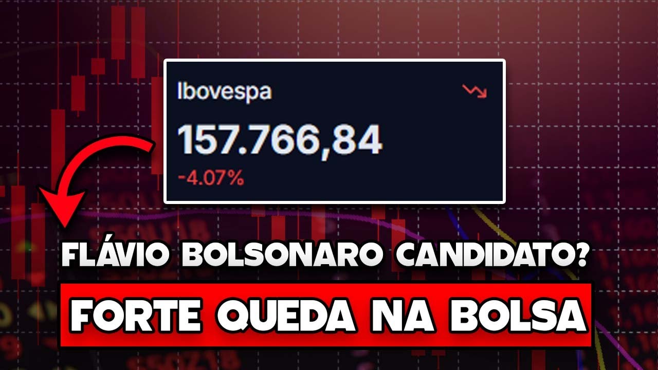 🚨FORTE QUEDA NA BOLSA! FL&Aacute;VIO BOLSONARO CANDIDATO ASSUSTOU O MERCADO? ENTENDA O QUE HOUVE.
