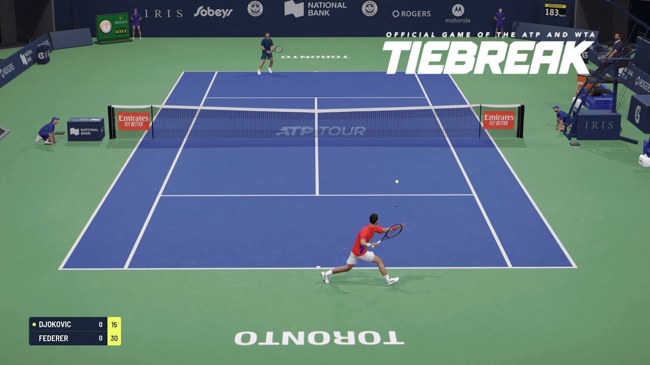 TIEBREAK - Roger Federer Vs Novak Djokovic I Toronto Masters I Expert Difficulty (PS5)