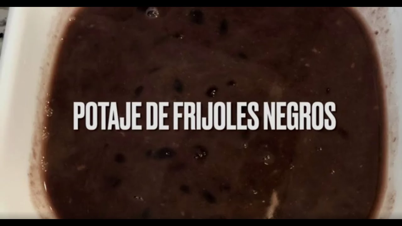 Potaje de Frijoles Negros, como hacer Frijoles Negros a lo Cubano,Comida Cubana!