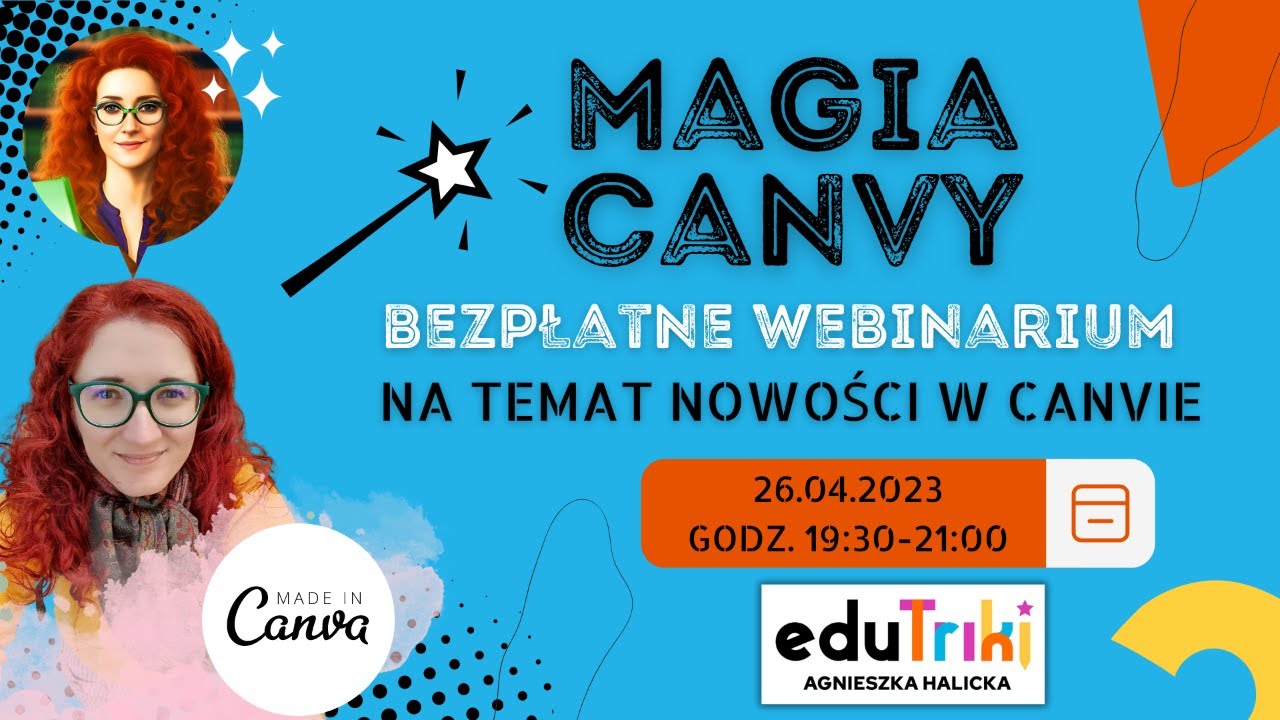 Magia Canvy - bezpłatne webinarium na temat nowości w Canvie
