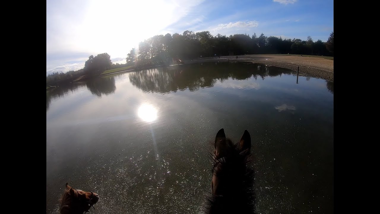 CROSSING through LAKE WITH MY HORSE - Oriëntatierit | JumpingHorse!