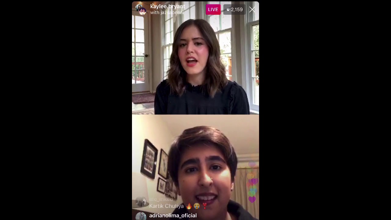 Kaylee Bryant IG live (Bryantsbookclub) 04/05/2020