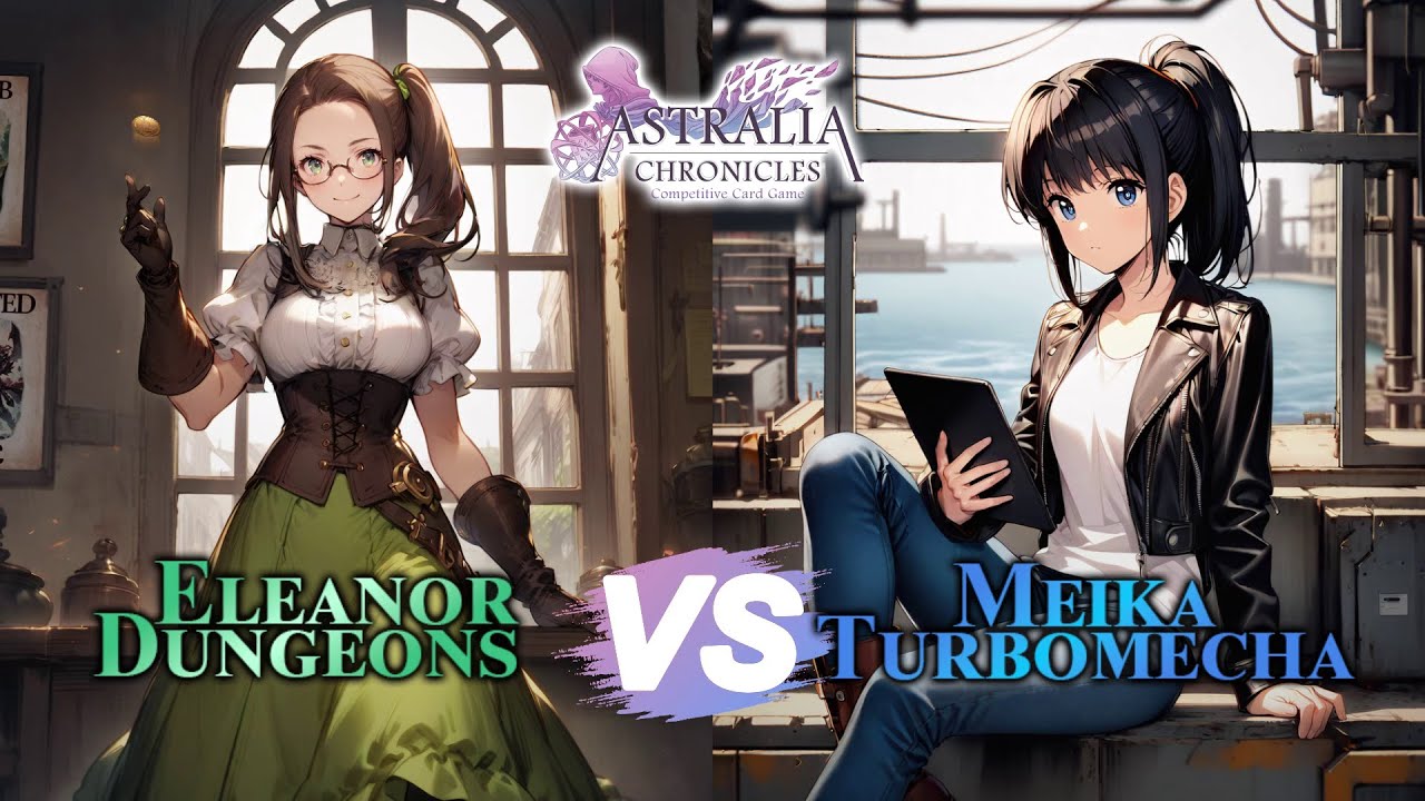 [Gameplay Video] - Eleanor Dungeon VS Meika Turbomecha - Uncut - Astralia Chronicles TCG